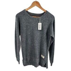 Southern Couture Womens Crew Neck Long Sleeve‎ Pullover Top Small Gray